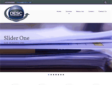 Tablet Screenshot of desctech.com